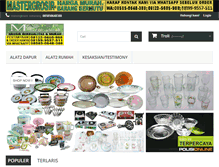 Tablet Screenshot of mastergrosir.com